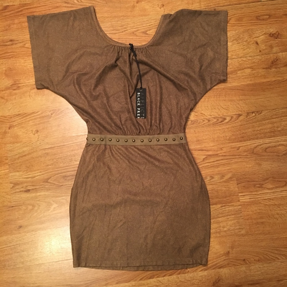 AFFLICTION BLACK PREMIUM Animal skin print dress